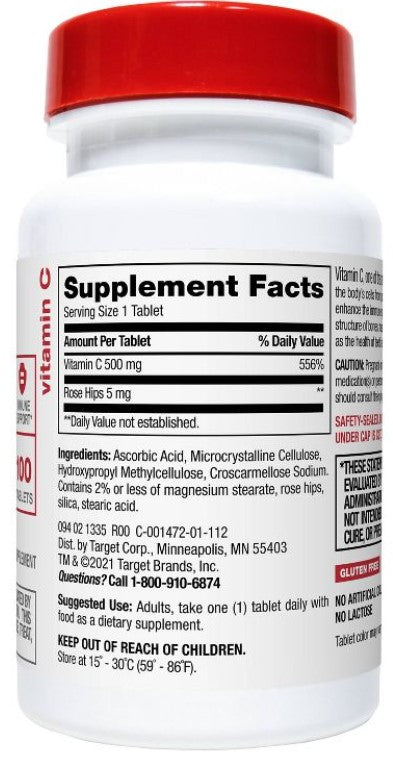 Vitamina C 500 mg Target